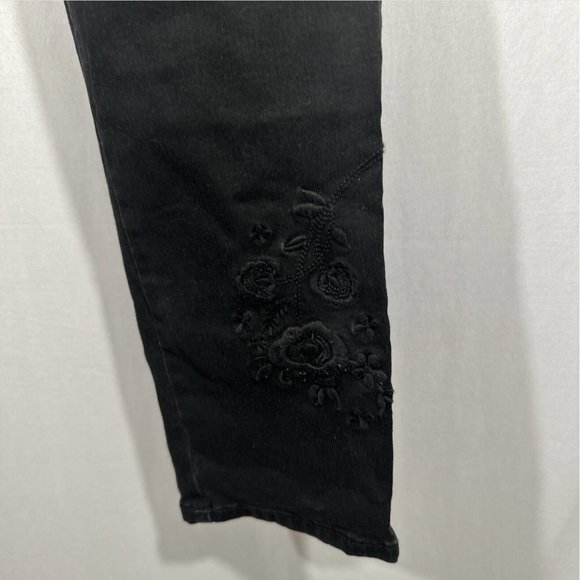 NWT‎ Kut From The Kloth [ 16 ] Mia Embroidered Toothpick Skinny Jeans Grey - Picture 8 of 16